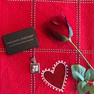 Silpada Bright Sterling Pendent w/ Stone